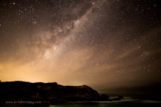 Milky way at Pearse Road Beach